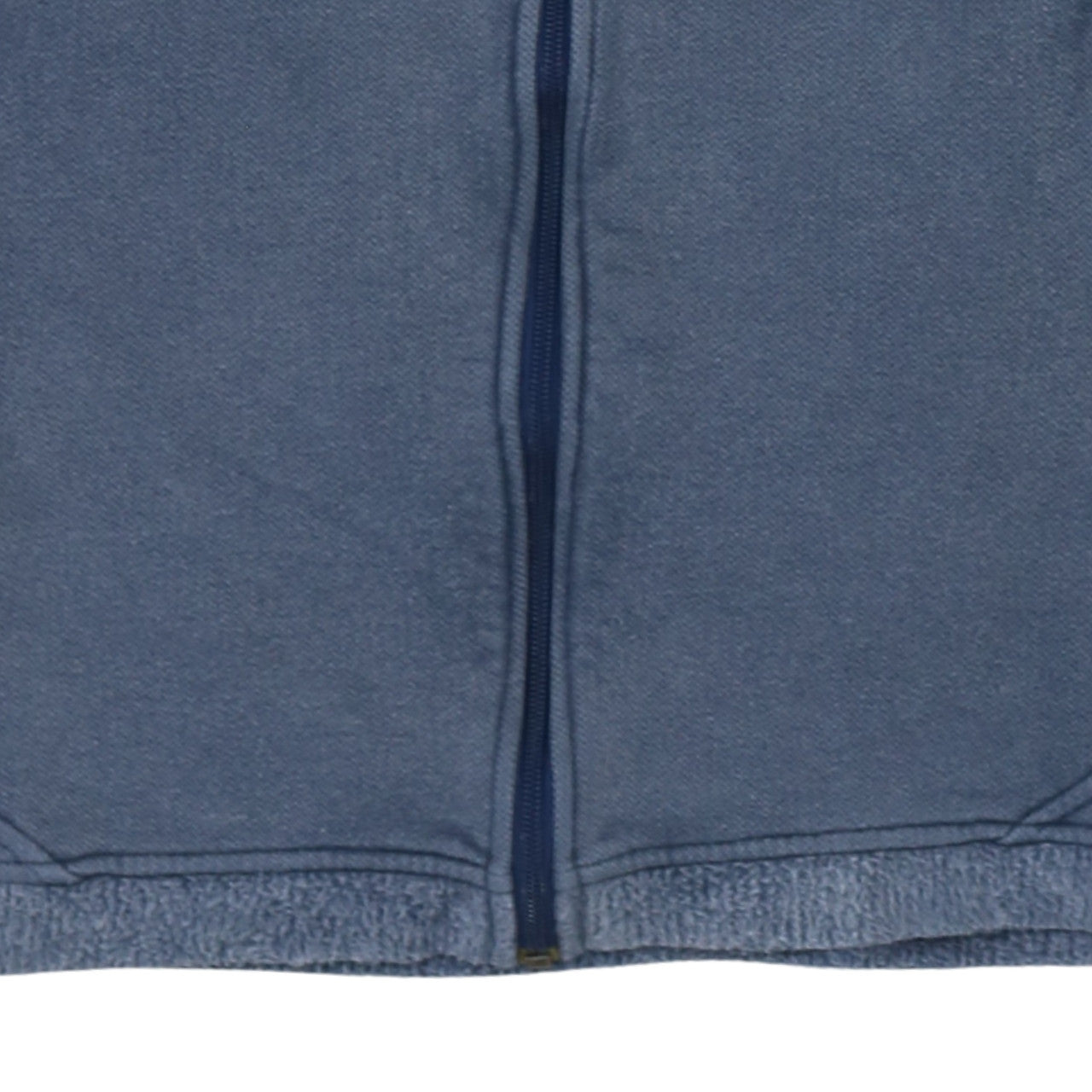 Weird Fish Men's Blue Cotton Full Zip Fleece Sweatshirt M