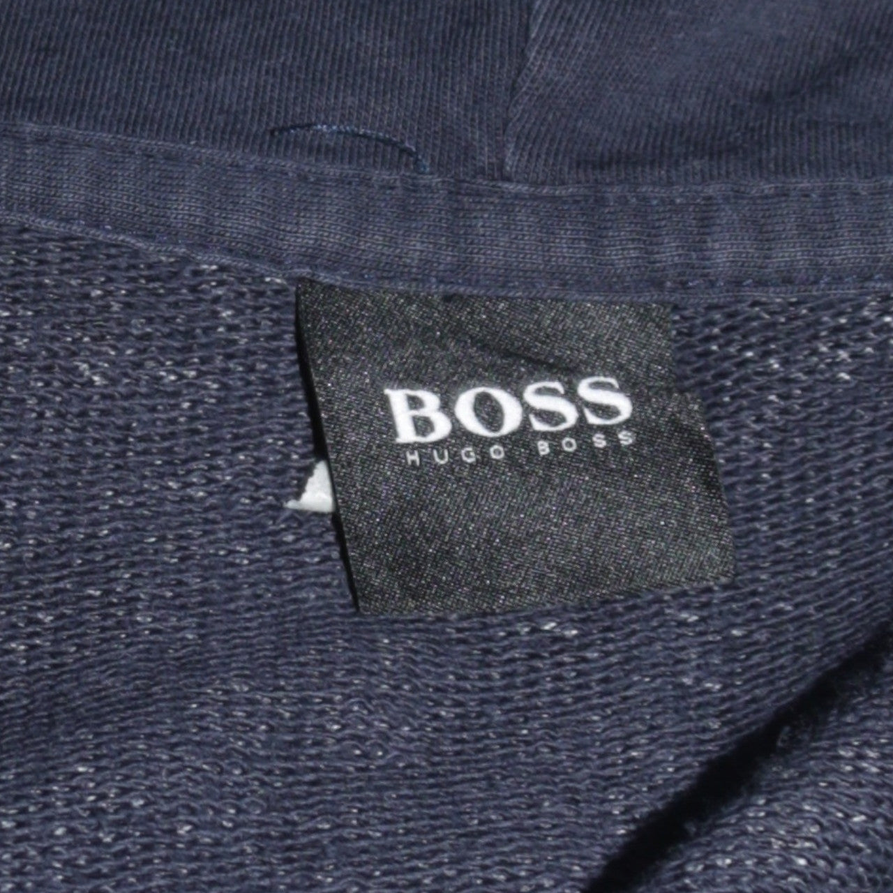 Hugo Boss Men's Grey Pullover Hoodie L Logo Designer Sweatshirt