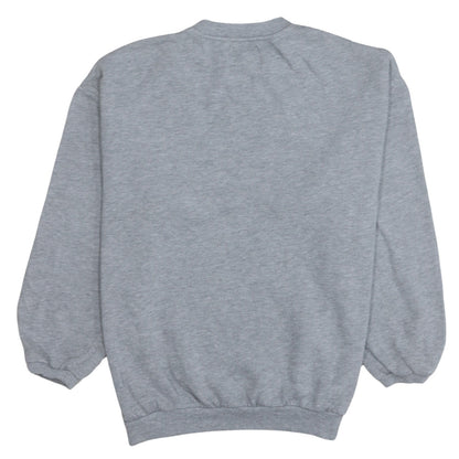Pull&Bear Women's Grey USA Graphic Pullover Sweatshirt Size Small