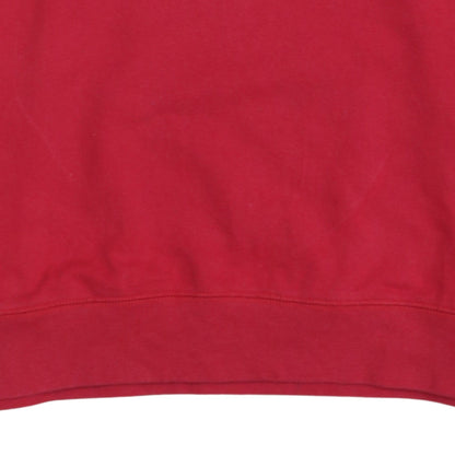 Levi's Women's Red Crew Neck Pullover Logo Sweatshirt Size 16