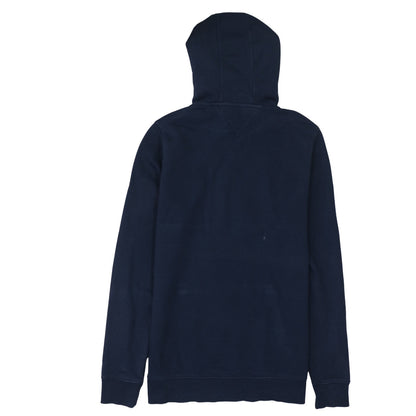 Tommy Jeans Men's Blue XL Pullover Hoodie with Logo Detail