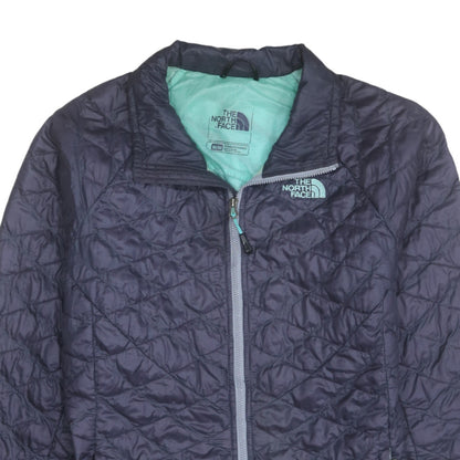 The North Face Unisex Blue Quilted Full Zip Jacket M