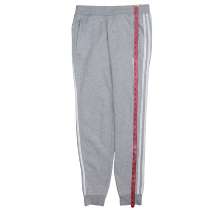 Adidas Men Grey Jogger Trousers M Regular Fit Casual Sports