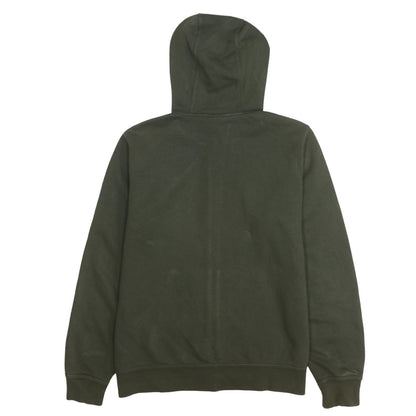 Nike Men's Green Full Zip Hoodie L Regular Fit Fleece Sweatshirt