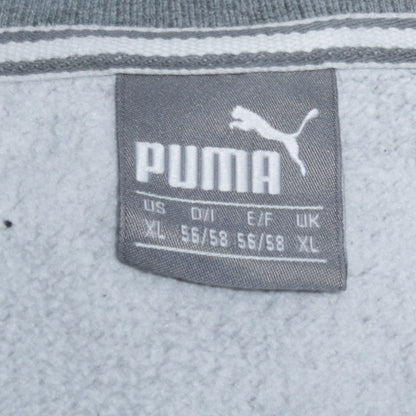 Puma Men’s Grey XL Crew Neck Pullover Sweatshirt Logo Print
