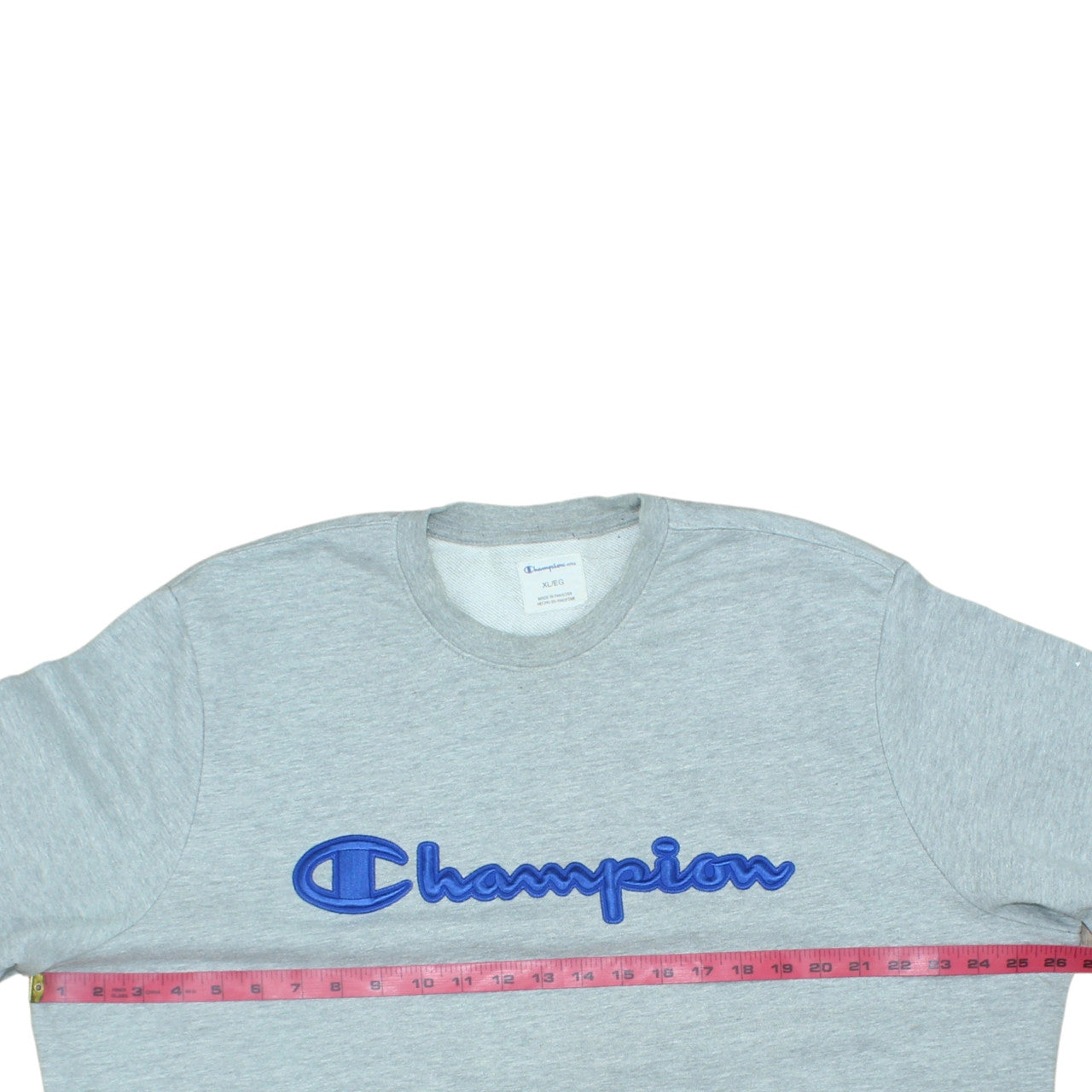 Champion Men's Grey XL Pullover Crew Neck Sweatshirt