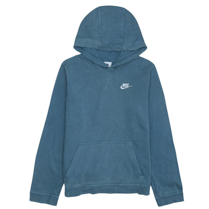 Nike Boys Blue Pullover Hoodie XL 158-170cm Casual Cotton Sweatshirt