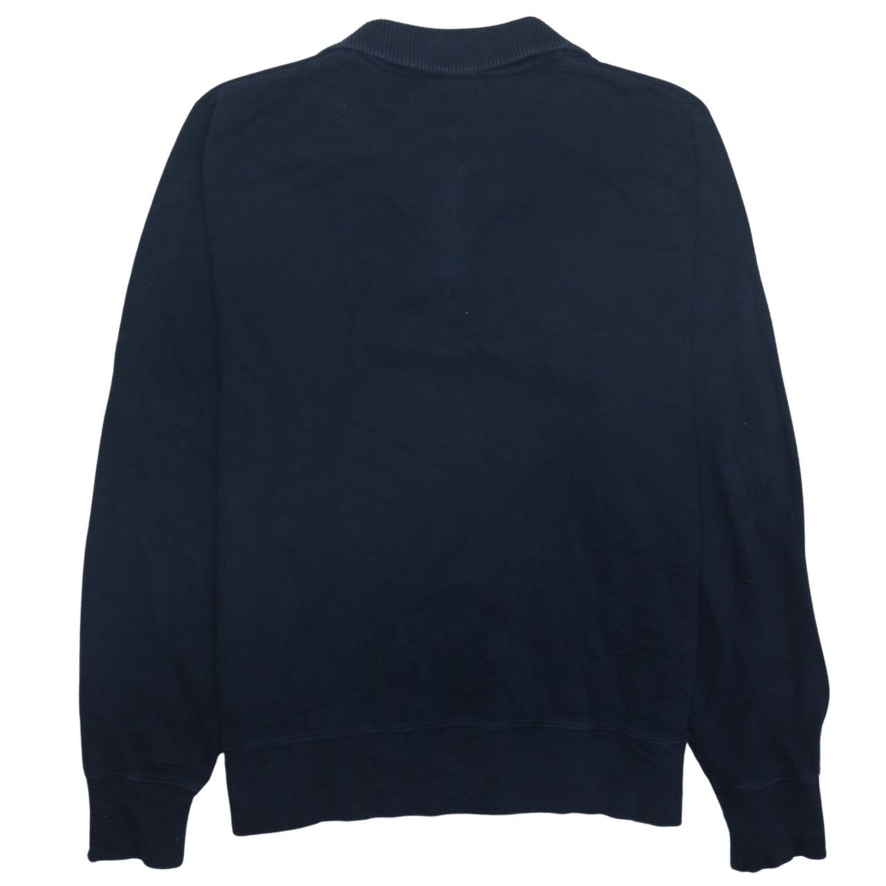GANT Men’s Blue 1/4 Zip High Neck Cotton Sweatshirt Size M