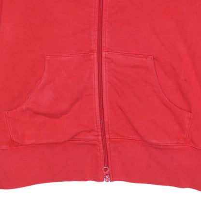 Nike Women's Red Track Jacket Size 18 Full Zip Sportswear