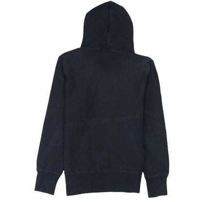 Champion Mens Black Reverse Weave Pullover Hoodie Large Cotton