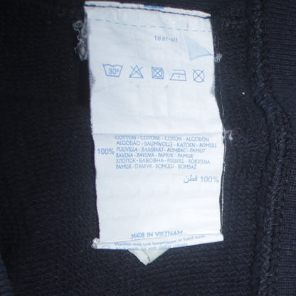 Champion Mens Black Reverse Weave Pullover Hoodie Large Cotton