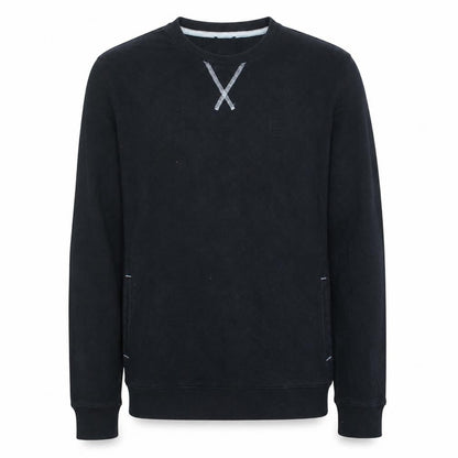 Emporio Armani EA7 Men's Black Cotton Pullover Sweatshirt L