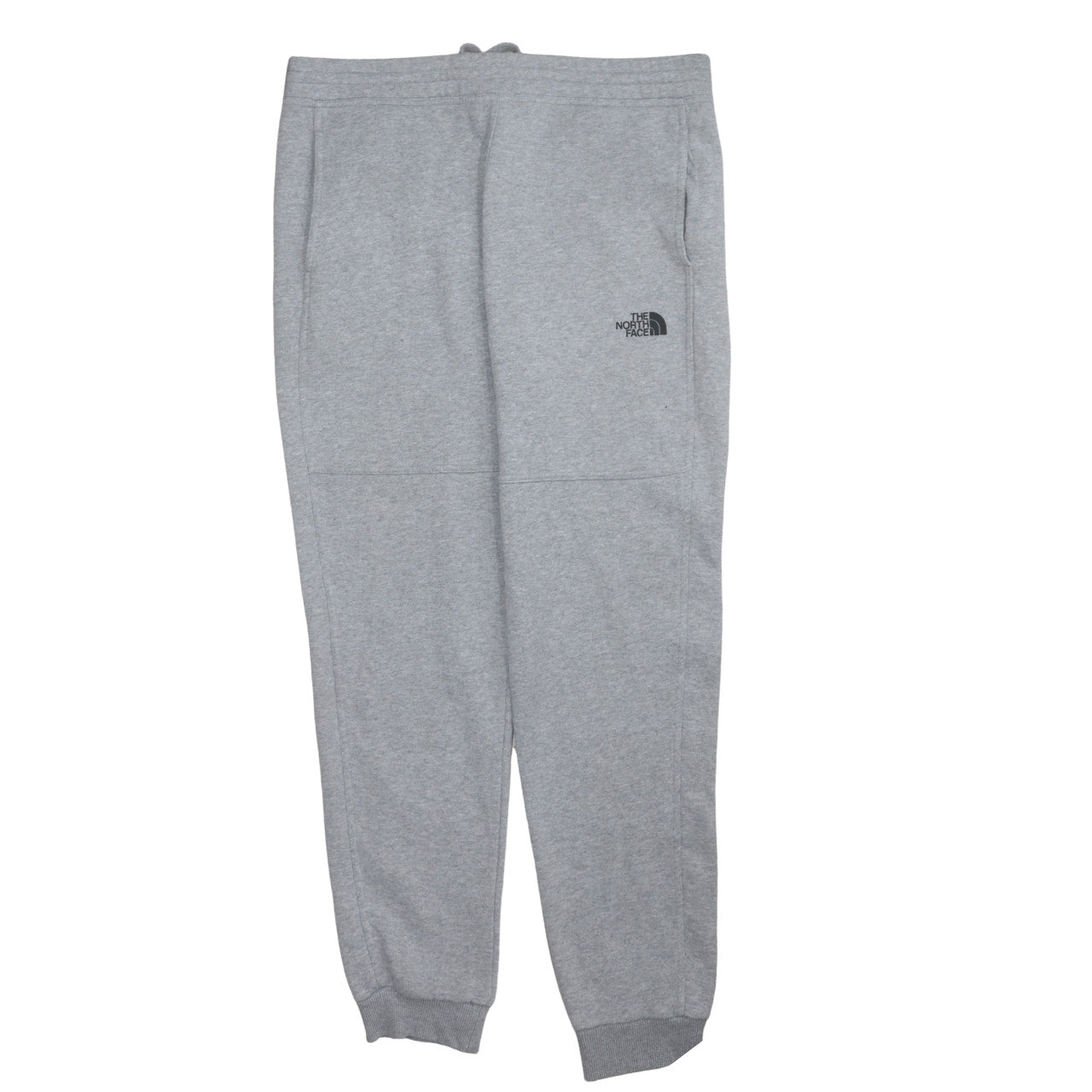 The North Face Mens Grey Fleece L Jogger Sweatpants Tapered Fit