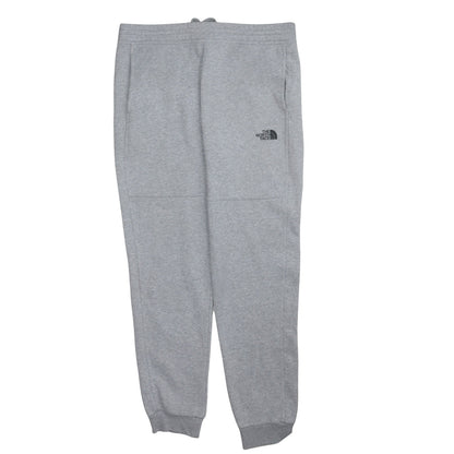 The North Face Mens Grey Fleece L Jogger Sweatpants Tapered Fit