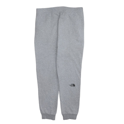 The North Face Mens Grey Fleece L Jogger Sweatpants Tapered Fit
