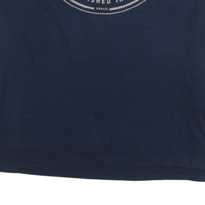 Levi's Men's Blue 2XL Graphic Logo Crew Neck Cotton T-Shirt