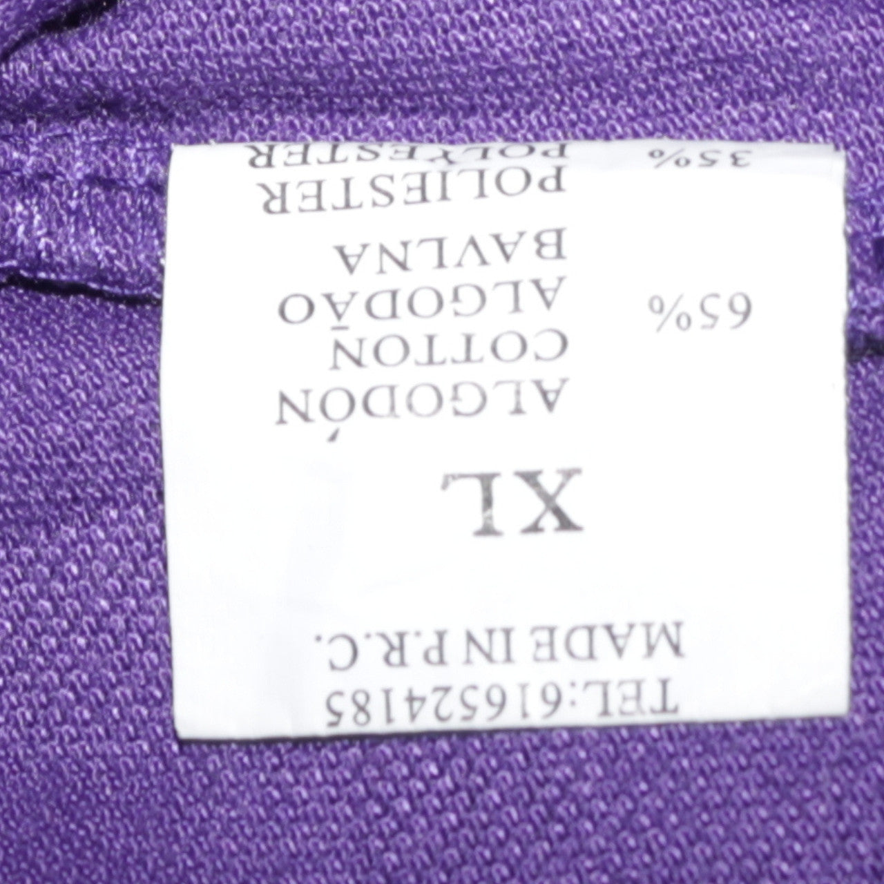 Lacoste Men's Purple Polo Shirt XL Cotton Blend Classic Fit