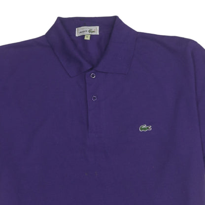 Lacoste Men's Purple Polo Shirt XL Cotton Blend Classic Fit