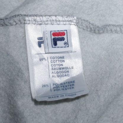 Fila Mens Grey Hoodie M Pullover Logo Hooded Sweatshirt