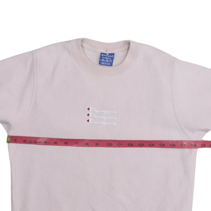 Champion Women's Pink Crew Neck Pullover Sweatshirt XS