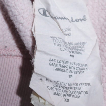 Champion Women's Pink Crew Neck Pullover Sweatshirt XS