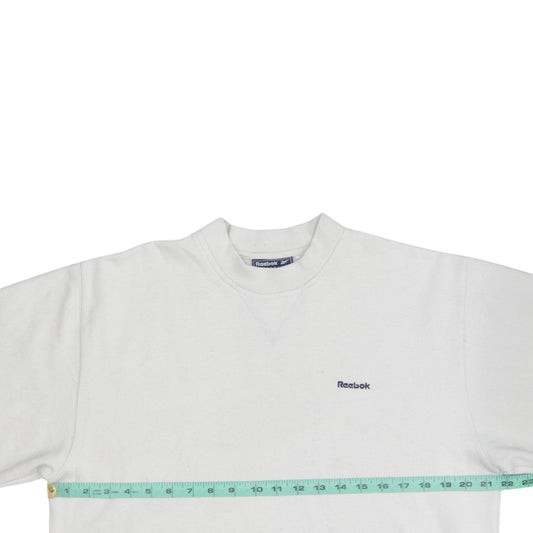 Reebok Essentials Women's White Size 12 Crew Neck Sweatshirt
