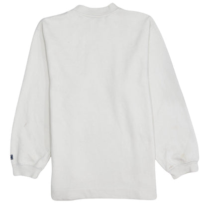 Reebok Essentials Women's White Size 12 Crew Neck Sweatshirt