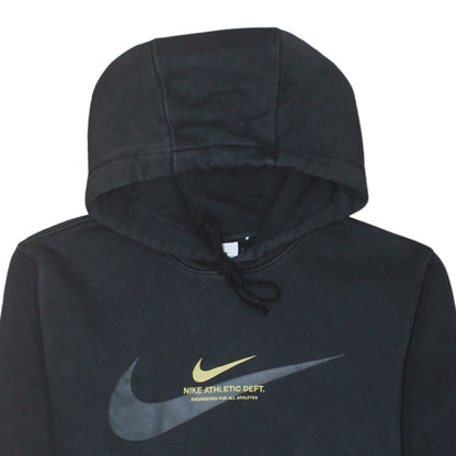 Nike Women Black XS Pullover Hoodie Athletic Dept Cotton Blend