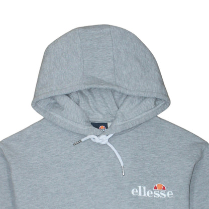 Ellesse Womens Grey Pullover Hoodie UK 18 Cotton Blend Casual