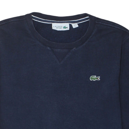 Lacoste Men's Blue Crew Neck Sweatshirt Size S Regular Fit