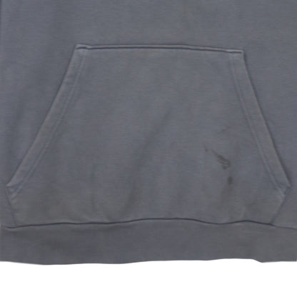 Adidas Men's Grey L Hoodie Track Jacket with Logo & Pocket