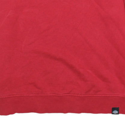 Dickies Boys Red XL Pullover Sweatshirt Logo Graphic Cotton Crew Neck