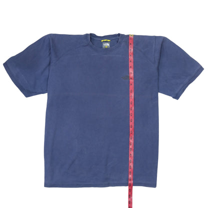 The North Face Men's Blue Cotton Crew Neck Short Sleeve T-Shirt Size M