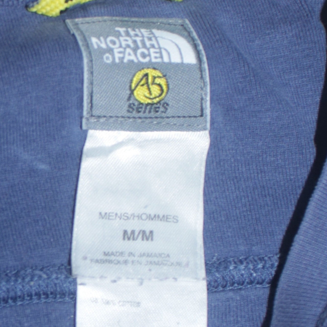 The North Face Men's Blue Cotton Crew Neck Short Sleeve T-Shirt Size M