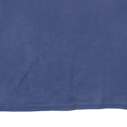 The North Face Men's Blue Cotton Crew Neck Short Sleeve T-Shirt Size M