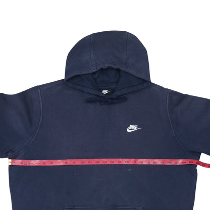 Nike Men's Blue XL Pullover Hoodie Fleece Logo Sportswear