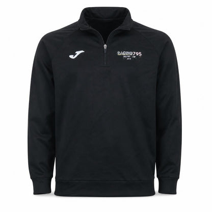 Joma Boys Black 1/4 Zip Pullover Sweatshirt Racing795 Medium
