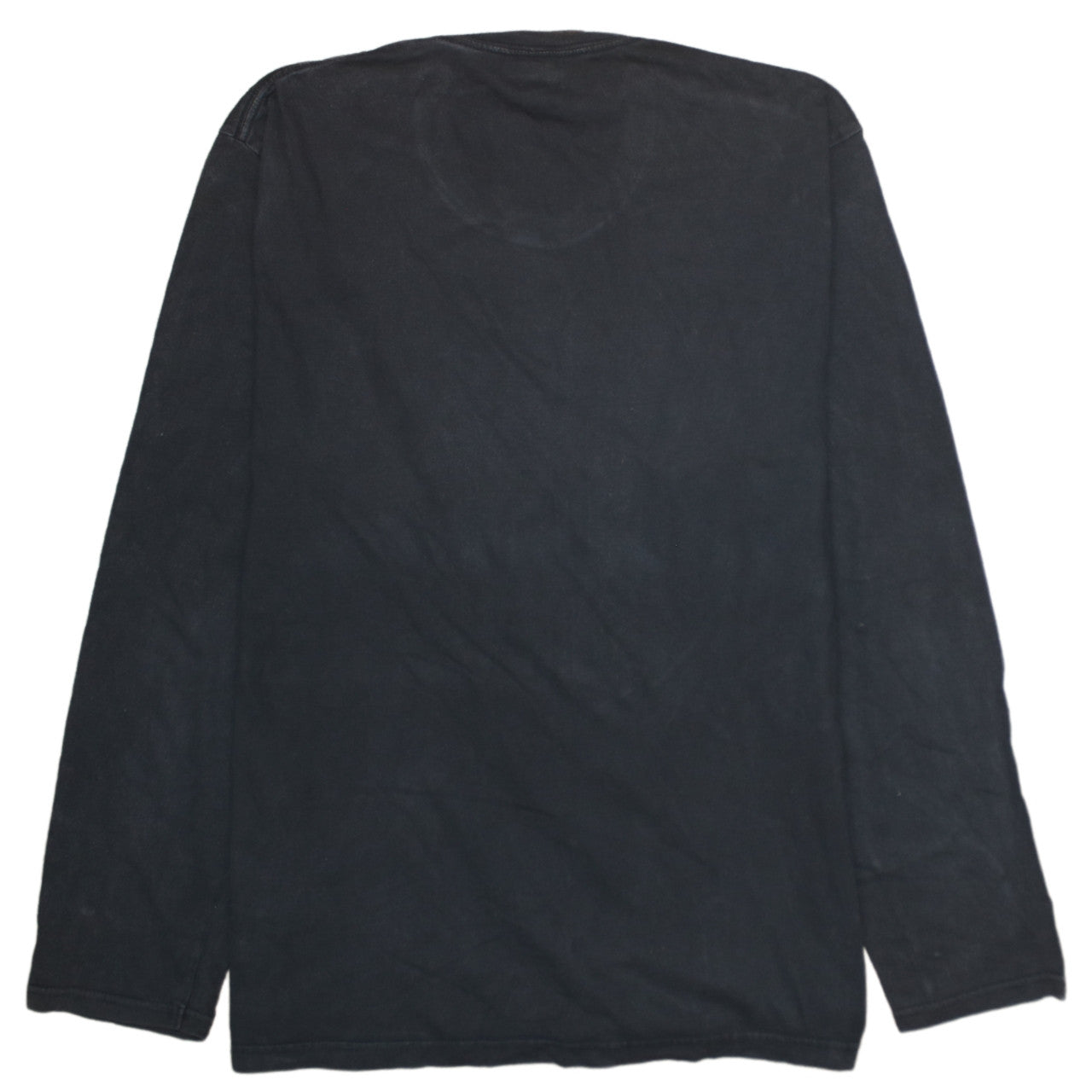 Tommy Hilfiger Men's Black Long Sleeve Cotton T-Shirt L