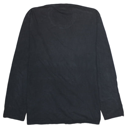 Tommy Hilfiger Men's Black Long Sleeve Cotton T-Shirt L