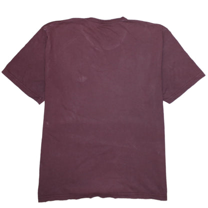 Carhartt Men’s Burgundy Duck Logo T-Shirt XXL Cotton Crew Neck
