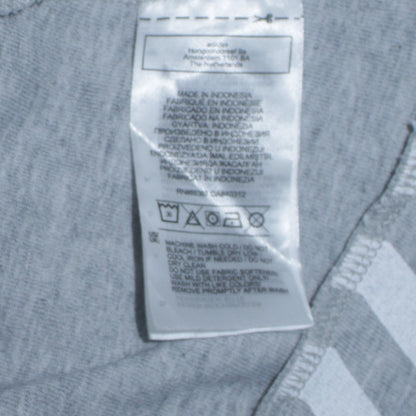 Adidas Women Grey White Full Zip Hoodie Size S 8-10 Geometric Print