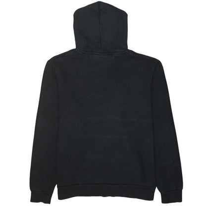 Fila Mens Black Pullover Hoodie S Logo Fleece Sportswear