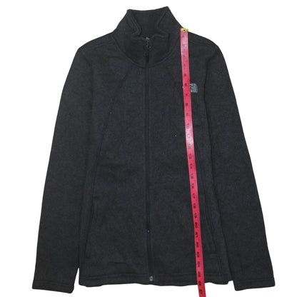 The North Face Womens Black Fleece Full Zip Jacket Size L Outdoor