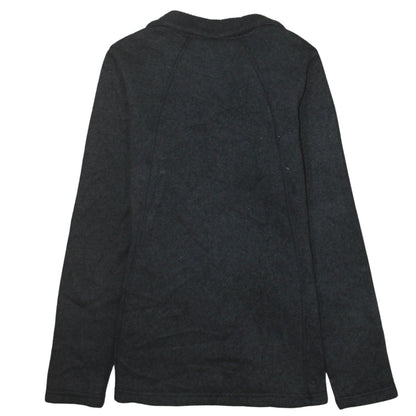 The North Face Womens Black Fleece Full Zip Jacket Size L Outdoor
