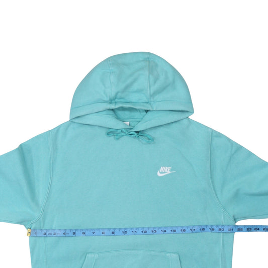 Nike Women’s Blue Pullover Hoodie M Cotton Blend Casual Style