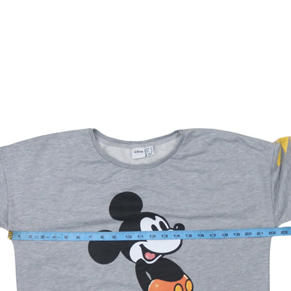 Primark Disney Womens Grey Mickey Mouse Sweatshirt Size 16