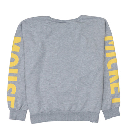 Primark Disney Womens Grey Mickey Mouse Sweatshirt Size 16