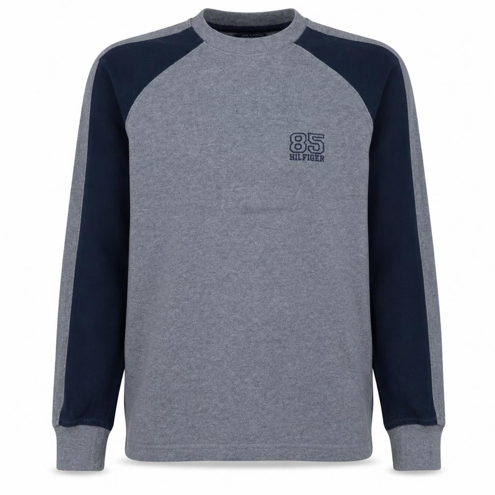Tommy Hilfiger Men's Grey Crew Neck Pullover Sweatshirt Size S