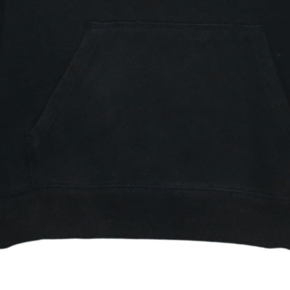 Champion Boys Black Pullover Hoodie L Cotton Blend Logo Athletic Sweatshirt