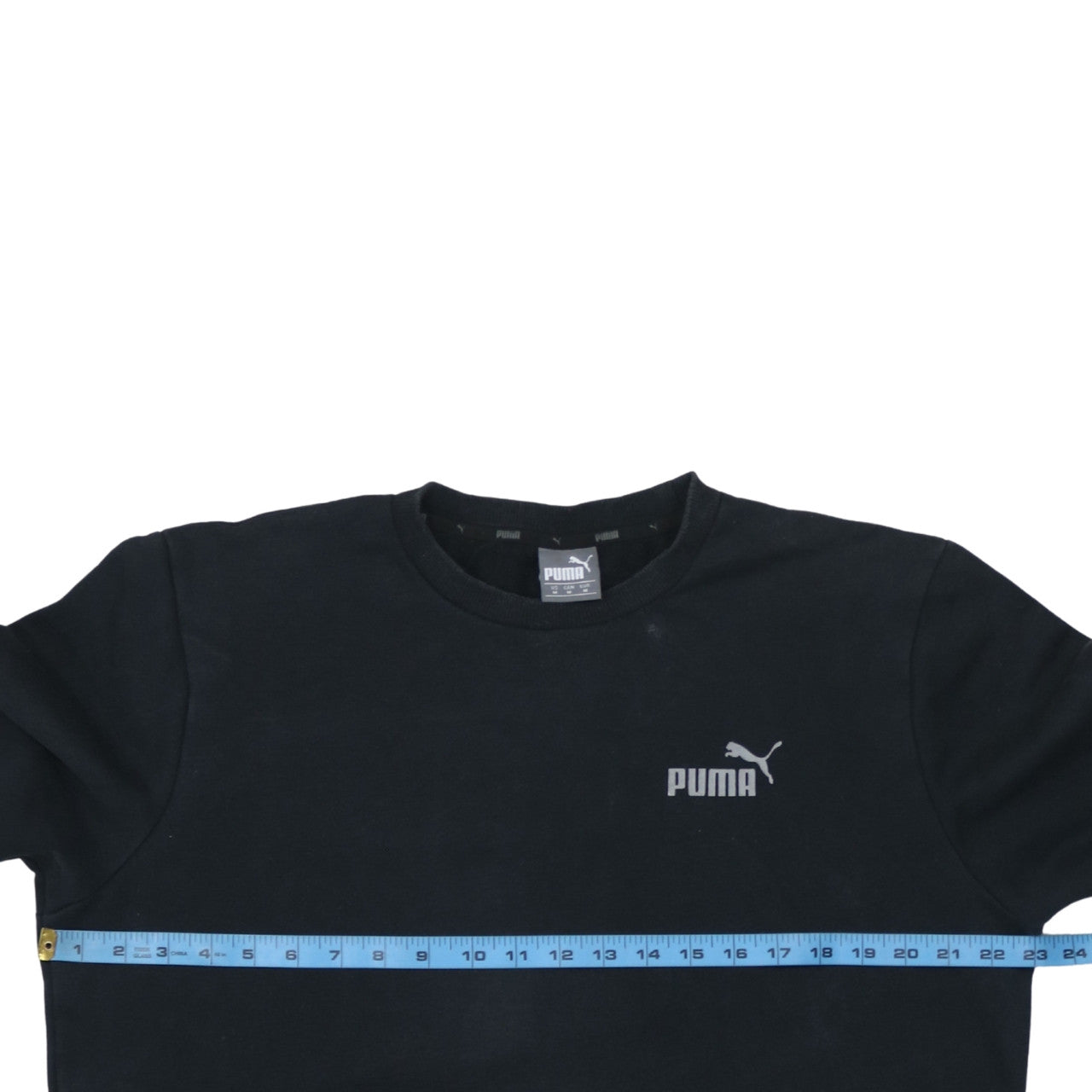 Puma Mens Black XL Crew Neck Pullover Sweatshirt